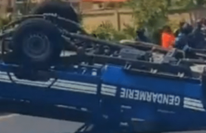 Accident de la gendarmerie nationale entre Koumpentoum et Tambacounda, bilan 8 blessés, dont 4 dans un état grave