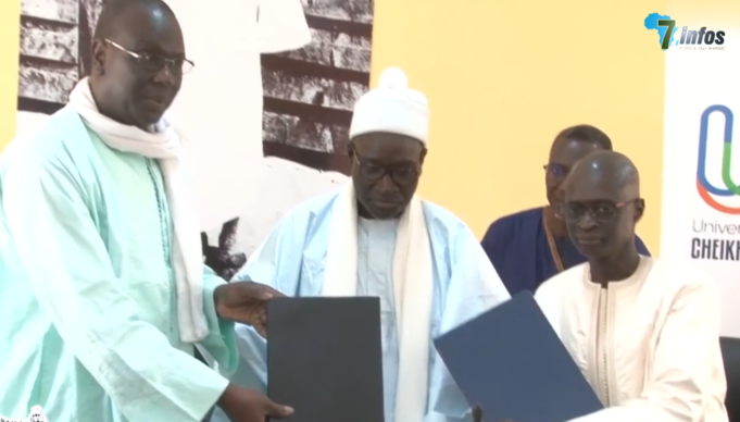 Convention de partenariat entre l’Université numérique Cheikh Hamidou KANE et l’Université Cheikh Ahmadoul Khadim