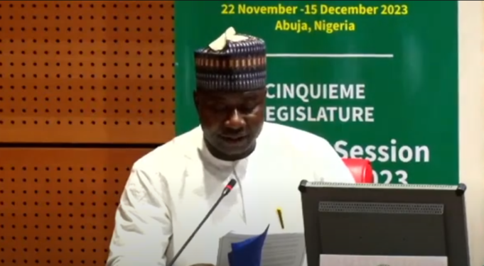 Deuxième session ordinaire 2023 du parlementaire de la CEDEAO, la délégation gambienne a présenté son rapport pays