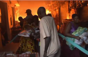 Incendie dévastateur au marché central de Ziguinchor ce mardi matin