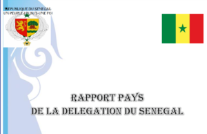 Présentation du Rapport/Pays du Sénégal au parlement de la CEDEAO à Abuja
