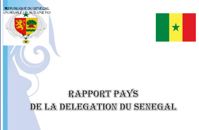 Présentation du Rapport/Pays du Sénégal au parlement de la CEDEAO à Abuja