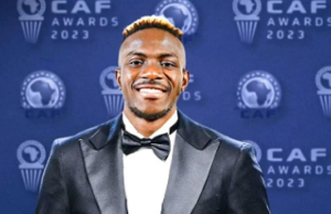 CAF Awards : Victor Osimhen élu meilleur joueur 2023 après une saison remarquable