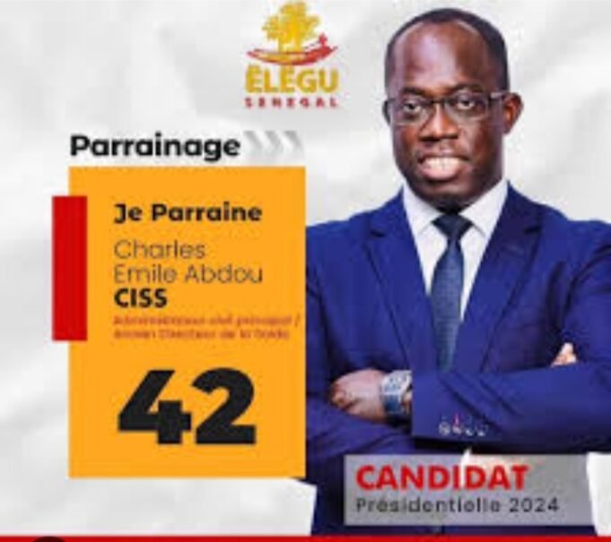Contrôle de Parrainages : Charle Émilie Abdou Ciss de la Coalition Euleugu Sénégal se présente devant le Conseil Constitutionnel.