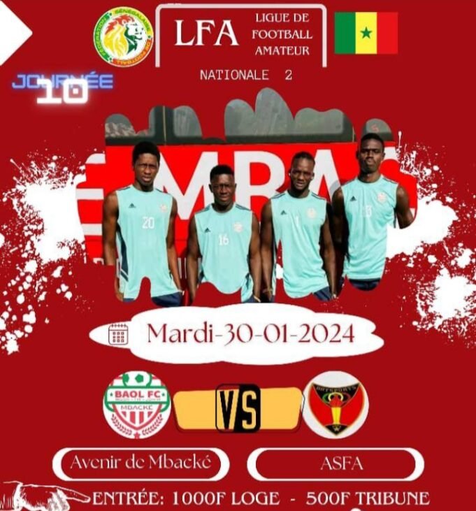 Le nouveau stade municipal d’Ibrahima Gueye donne vie au football à Mbacké.Ce mardi BAOL FC reçoit ASFA