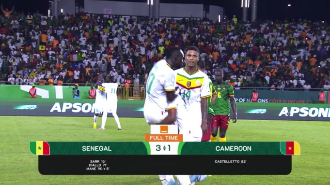 Explosion de Joie à Yamoussokoro : Le Sénégal écrase le Cameroun 3-1 et décroche son ticket pour les huitièmes de finale de la CAN