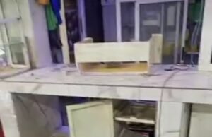 TOUBA/MBACKÉ :Manifestation contre le report des élections présidentielles du 25 février, la station Total située à Darou Marnan vandalisé par les manifestants.