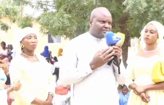 Construction d’une salle de classe à l’école Serigne Bassirou Mbacké par Dr Mamadou Mbodj.