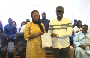 Le Ministre de la Jeunesse Pape Malick Ndour à Bambey : Renouvellement des Contrats du Programme « Xëyu Ndaw yi » et Suivi des Travaux de la Maison de la Jeunesse et de la Citoyenneté