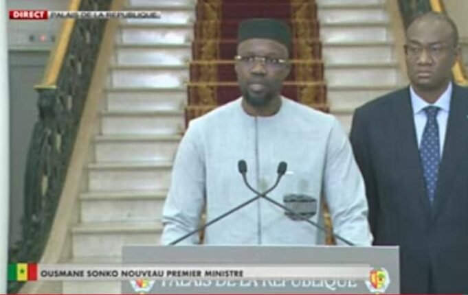 Ousmane Sonko Nommé Premier Ministre dans le Premier Gouvernement de l’Ère Bassirou Diomaye Faye