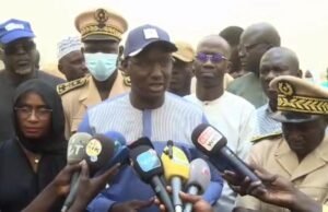 Visite du Ministre de l’Eau et de l’Assainissement à Touba