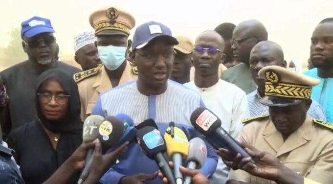 Visite du Ministre de l’Eau et de l’Assainissement à Touba