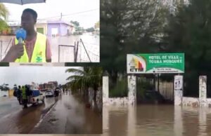 La Mairie de Touba bloquée par les eaux pluviales les conditions de travail sont draconiennes