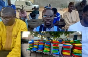 Cheikhouna Gueye offre 300 kits scolaires et 53 bourses d’études : un engagement constant pour l’éducation à Palène.