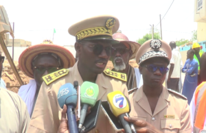 Touba : visite de terrain du préfet de Mbacké pour évaluer l’état d’avancement des travaux de drainage des eaux pluviales