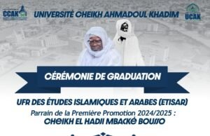 Touba : l’Université Cheikh Ahmadoul Khadim célèbre sa première promotion dans un esprit de savoir et de valeurs