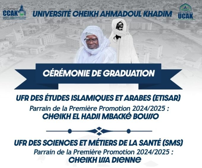Touba : l’Université Cheikh Ahmadoul Khadim célèbre sa première promotion dans un esprit de savoir et de valeurs