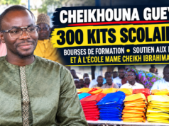 Mbacké : Cheikhouna Gueye distribue 300 kits scolaires, offre des bourses et renforce son soutien aux femmes.